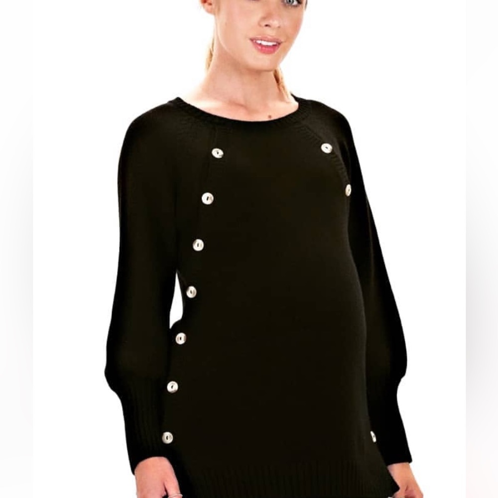Teat and Cosset black nursing sweater size medium.